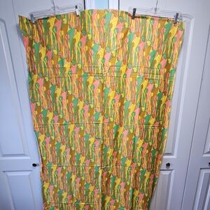 1960s vintage Psychedelic Fabric novelty figural